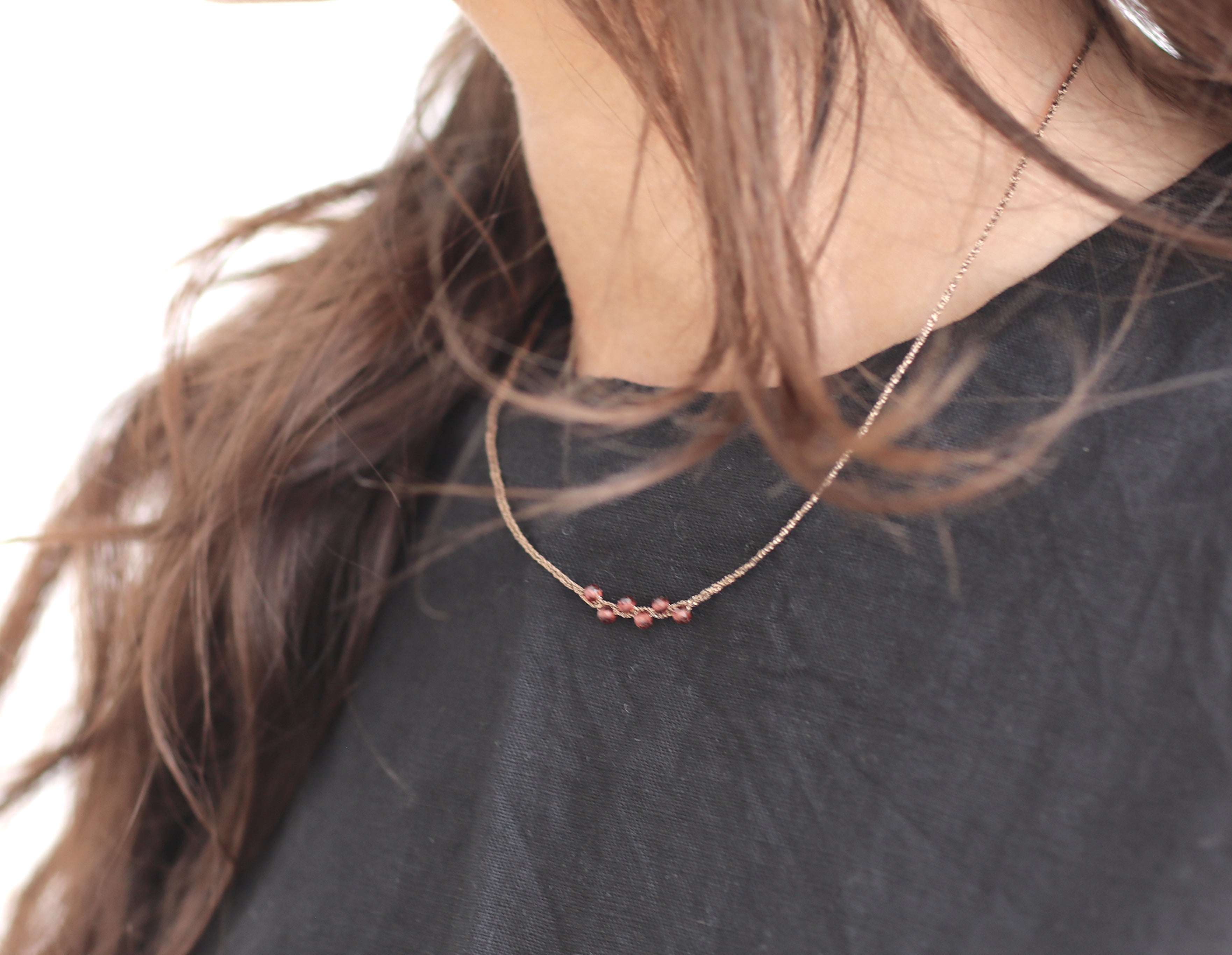 Collier Salina Grenat