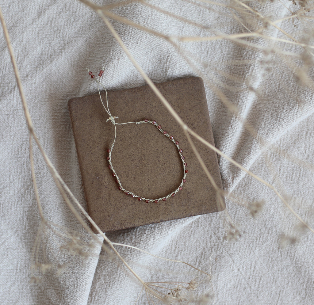 Bracelet Grenat