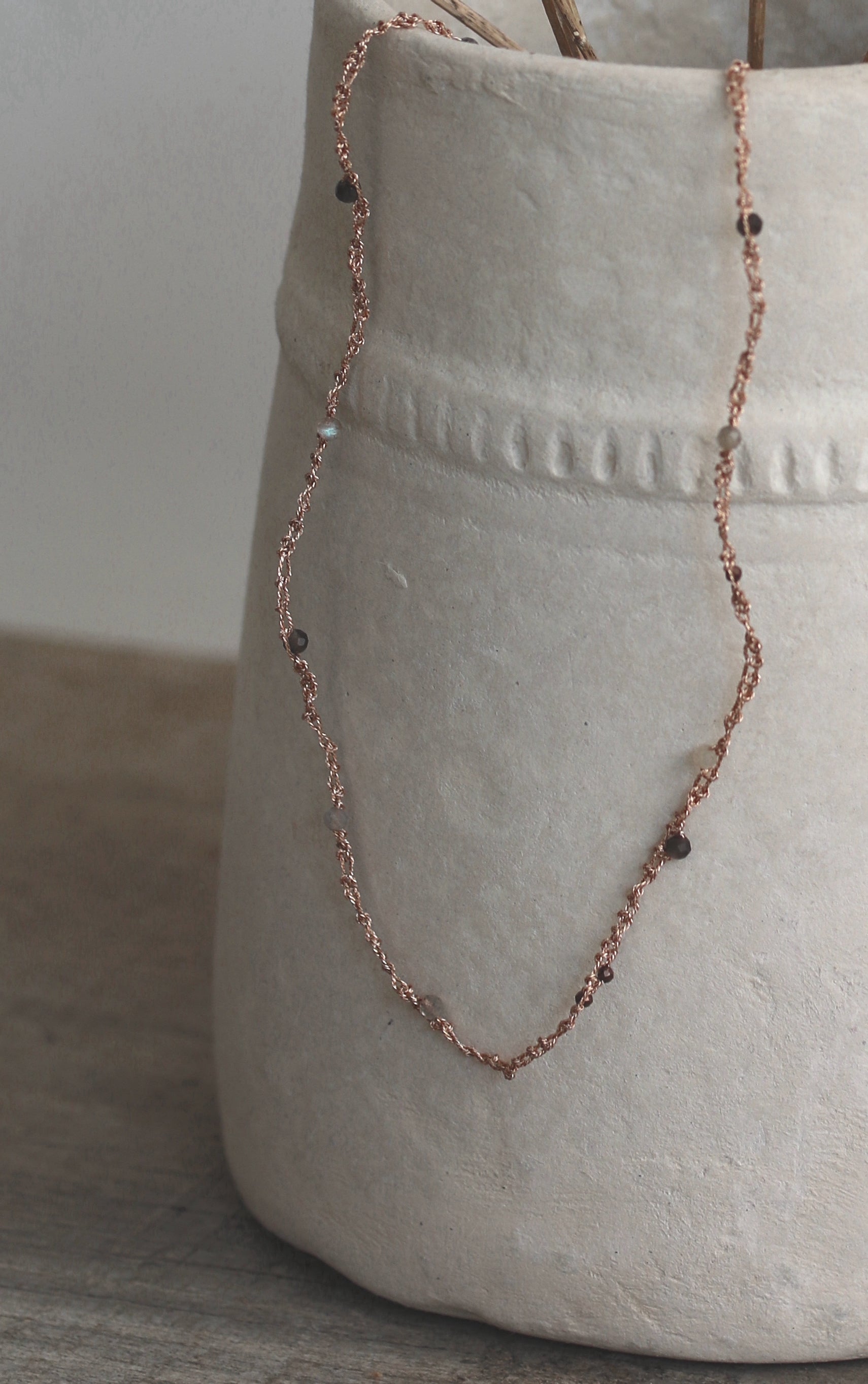 Collier Nomade Rosé