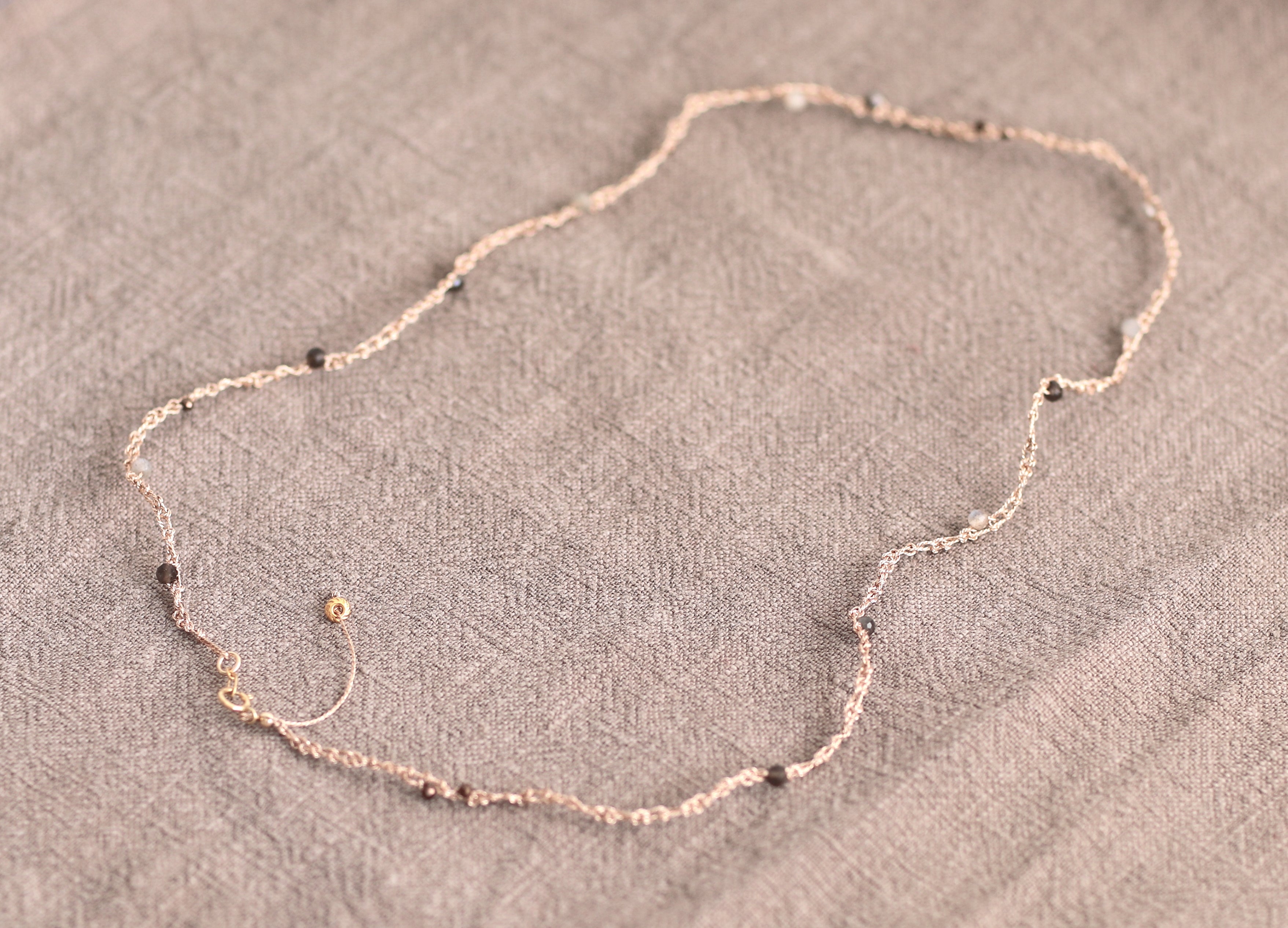 Collier Nomade Rosé