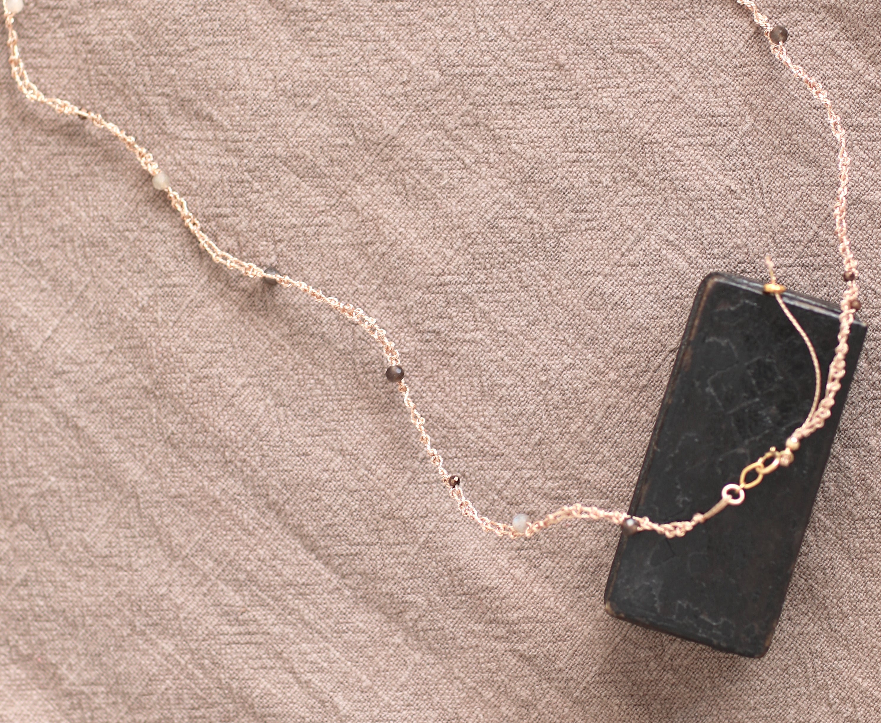 Collier Nomade Rosé