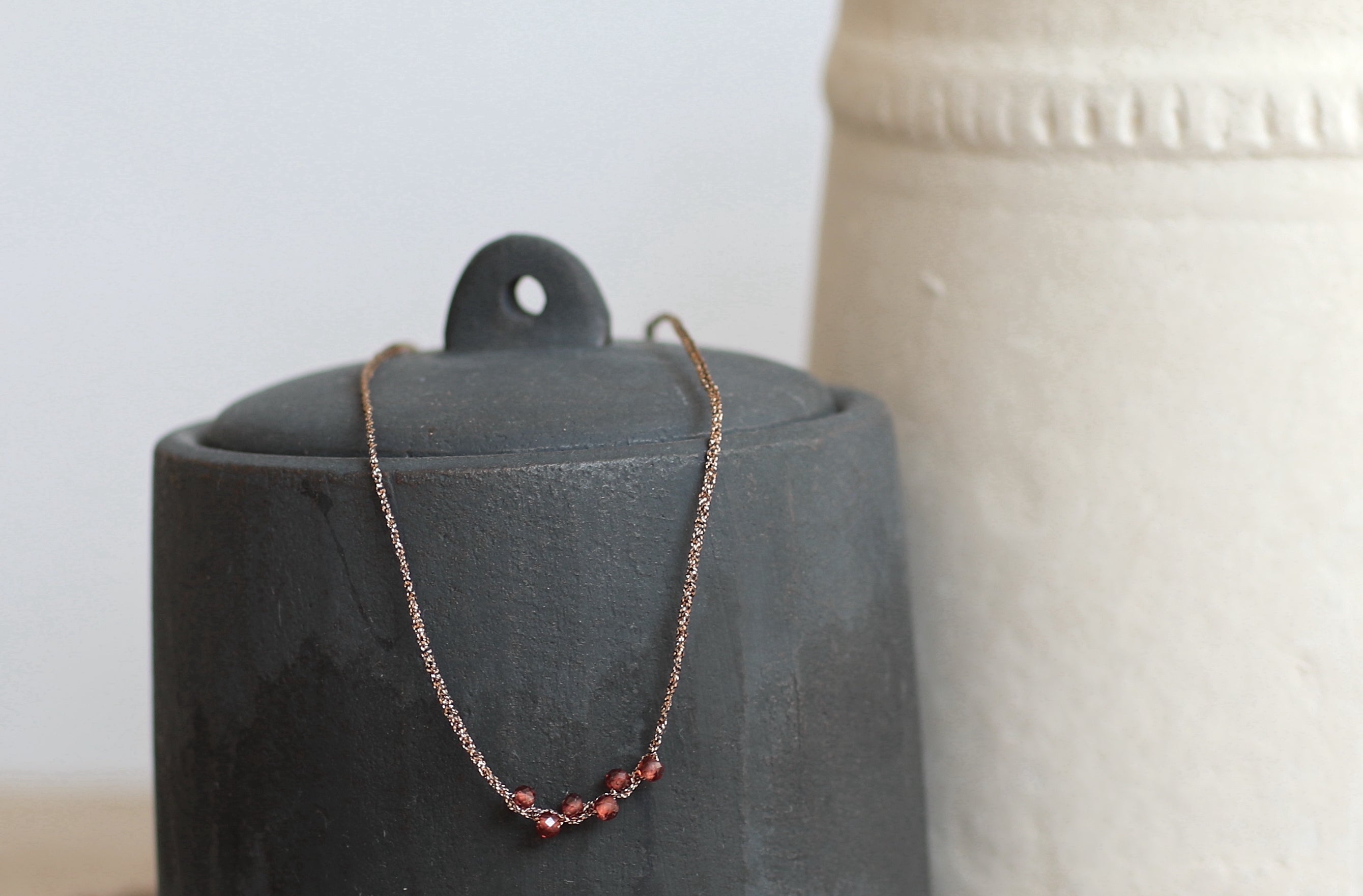 Collier Salina Grenat