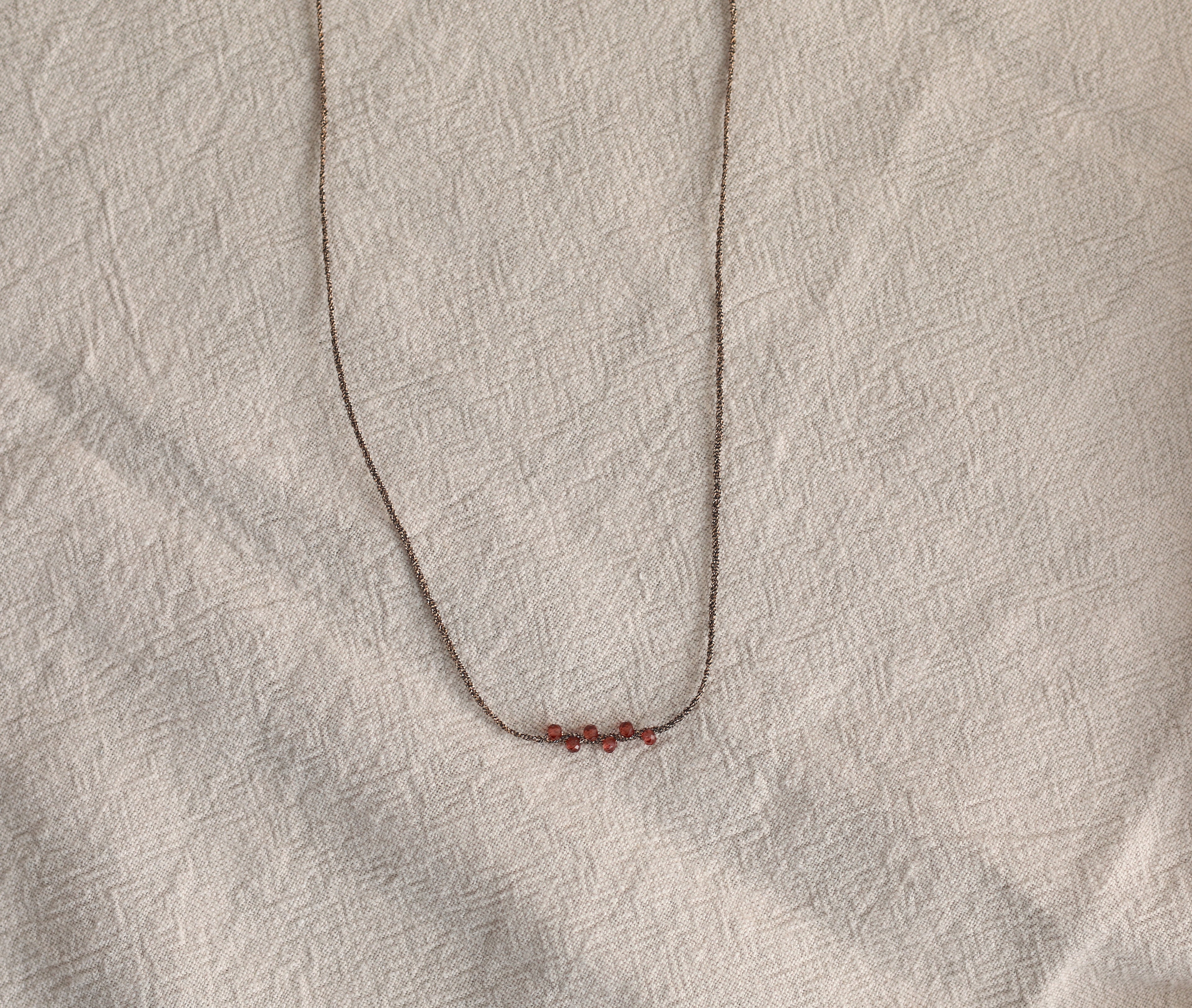 Collier Salina Grenat
